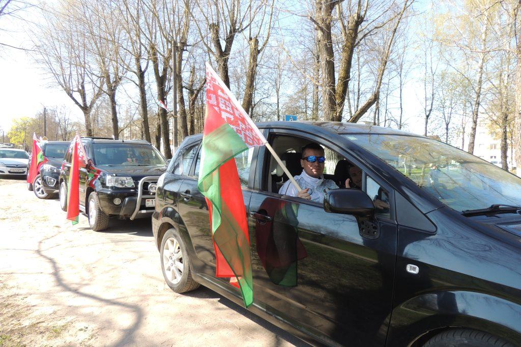 Автопробег к 9 мая прошел в Пуховичском районе