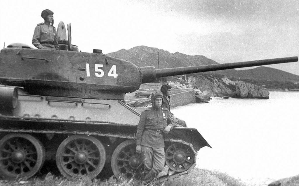 Т-34-85 дошли до Балтики