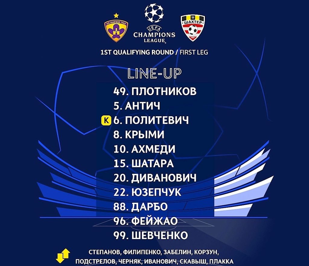Состав "Шахтера"