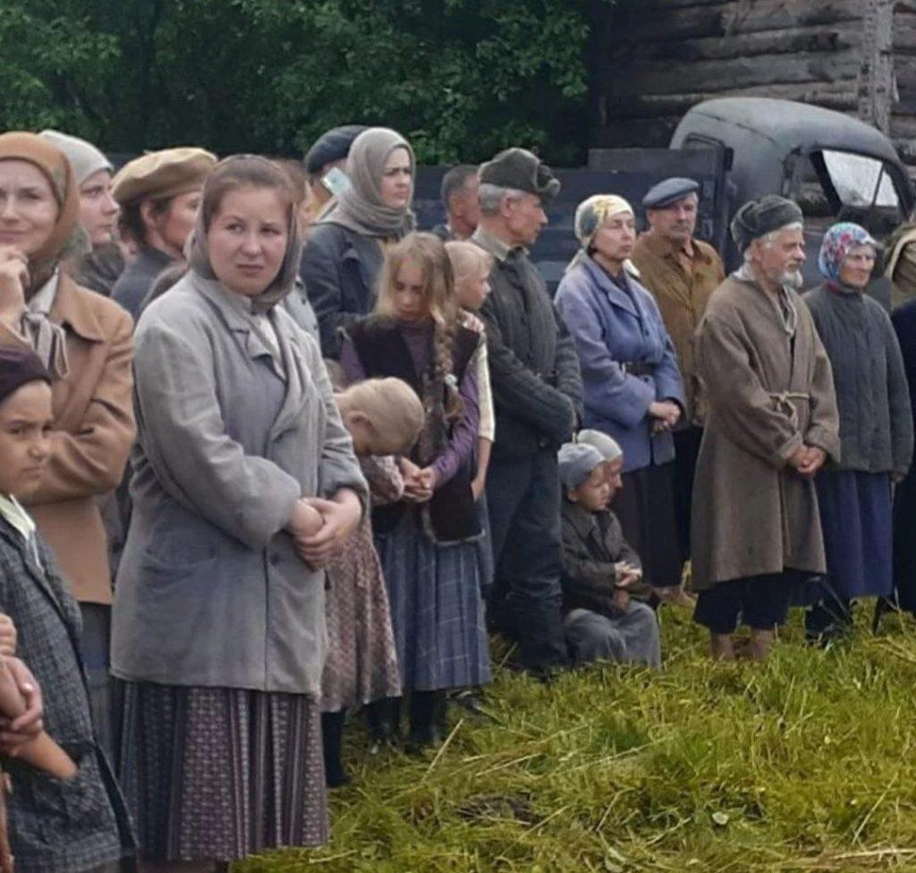 Кадры со съемки эпизодов художественной картины «Узбечка»