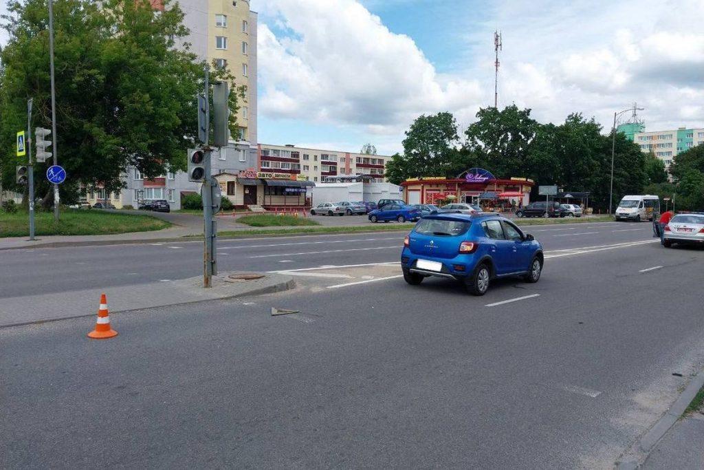 «Рено Сандеро» наехал на велосипедиста