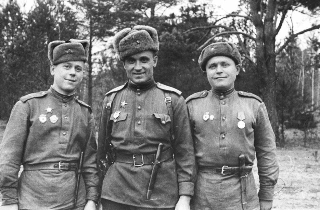 Бойцы Красной армии