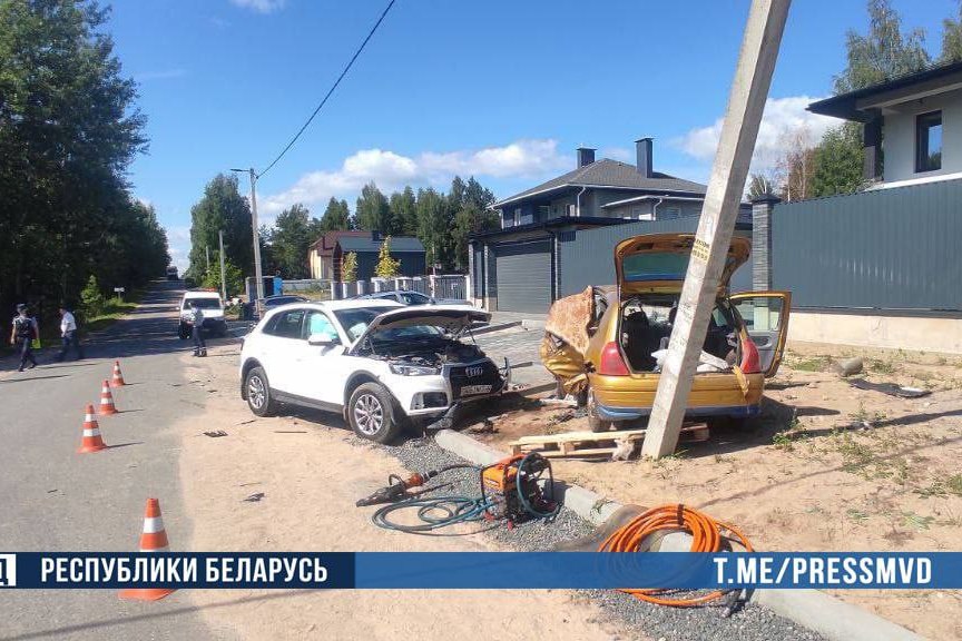 Не остановился на знак Stop — в аварии в Колодищах погибли двое