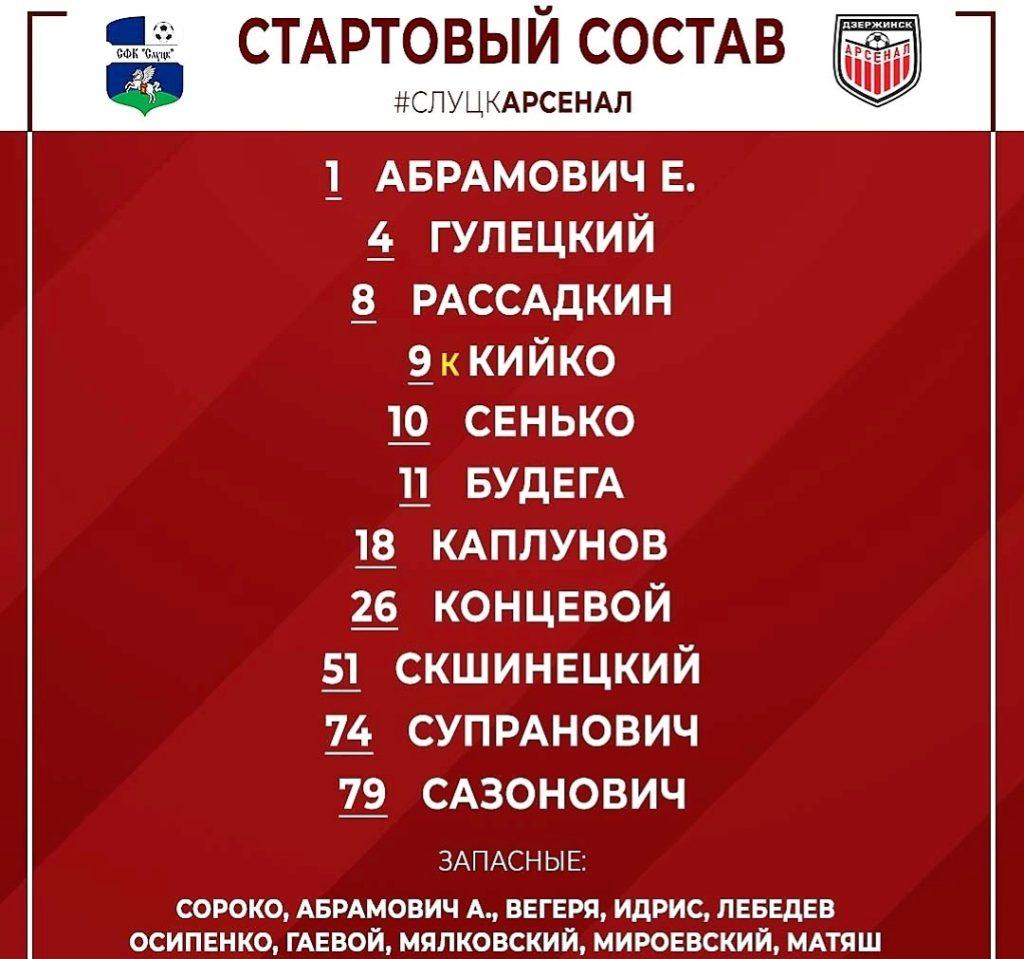 Арсенал. Состав