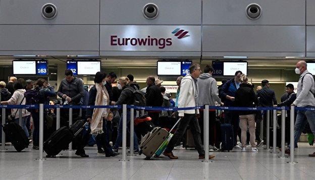 В Германии отменили более 200 рейсов из-за забастовки пилотов авиакомпании Eurowings