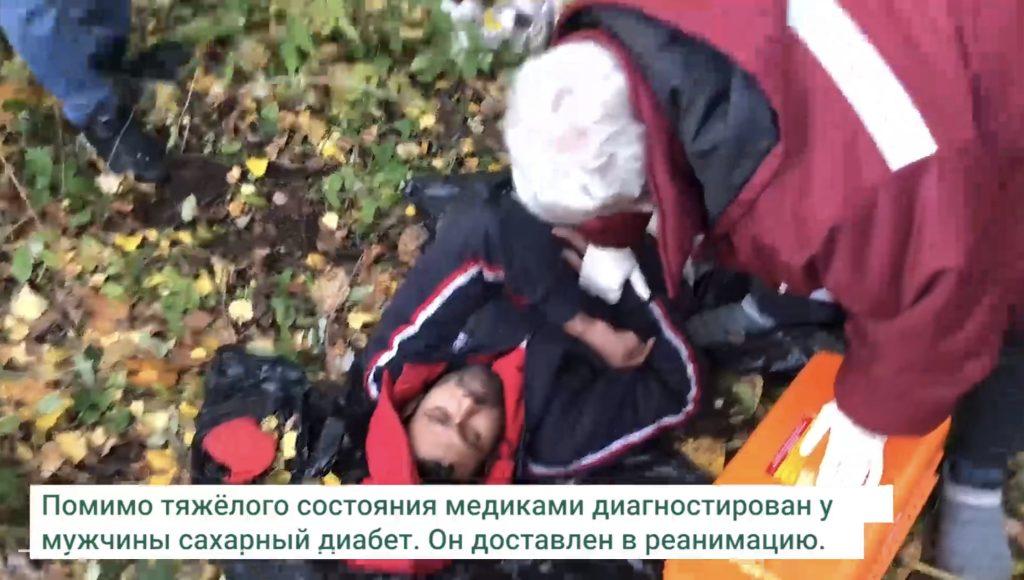 Литовцы снова отличились. Беженец в бессознательном состоянии найден на границе