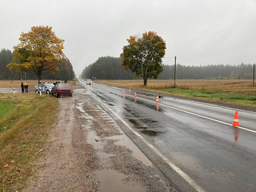 Под Борисовом сбили велосипедиста. Он в больнице