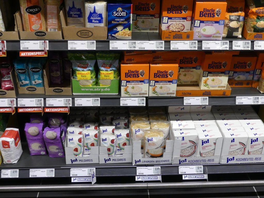 Продукты в одном из магазинов Германии