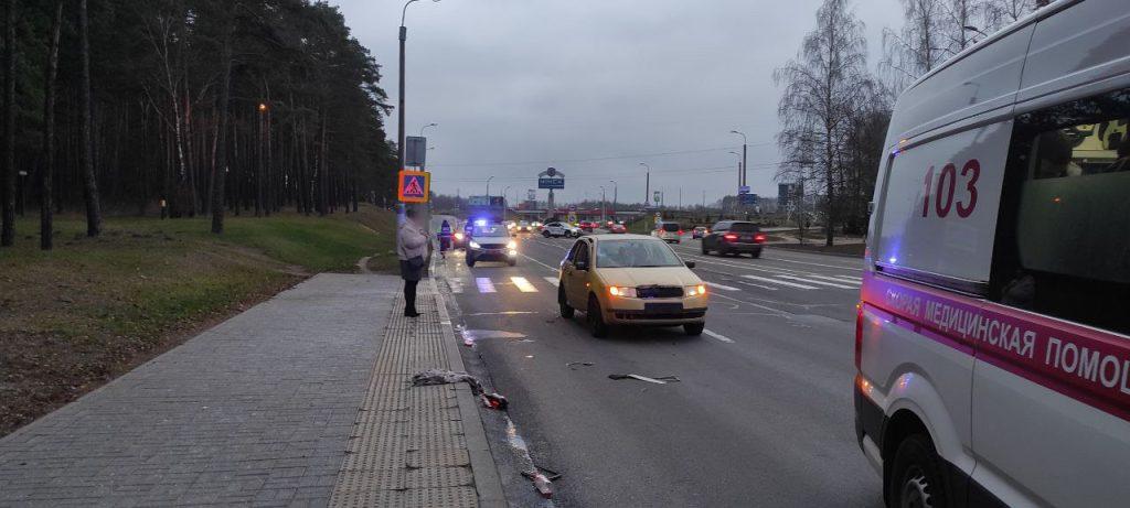 Двое пешеходов госпитализированы в результате ДТП в Ждановичах
