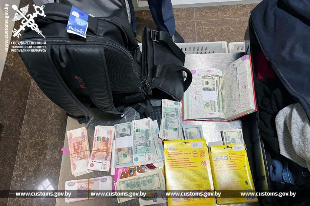 Россиянин пытался через Беларусь незаконно вывезти более 57 тыс. долларов