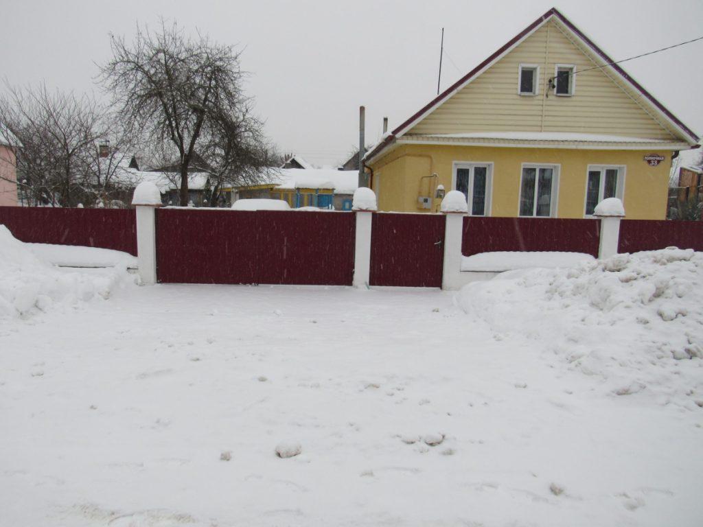 Молодечно снегопад