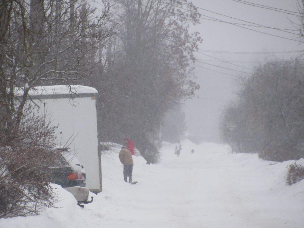 Молодечно снегопад
