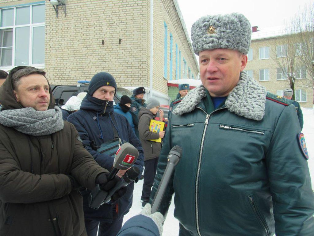 Министр ЧС в Молодечно