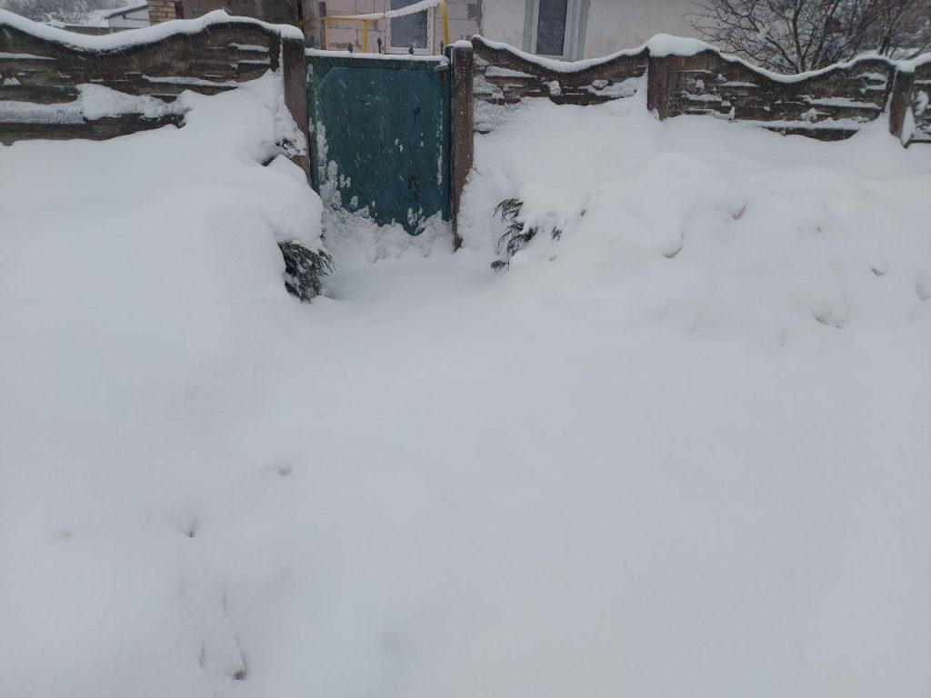 Снегопад Борисов