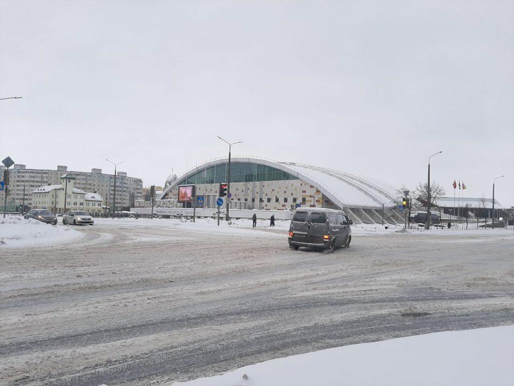Солигорск снегопад