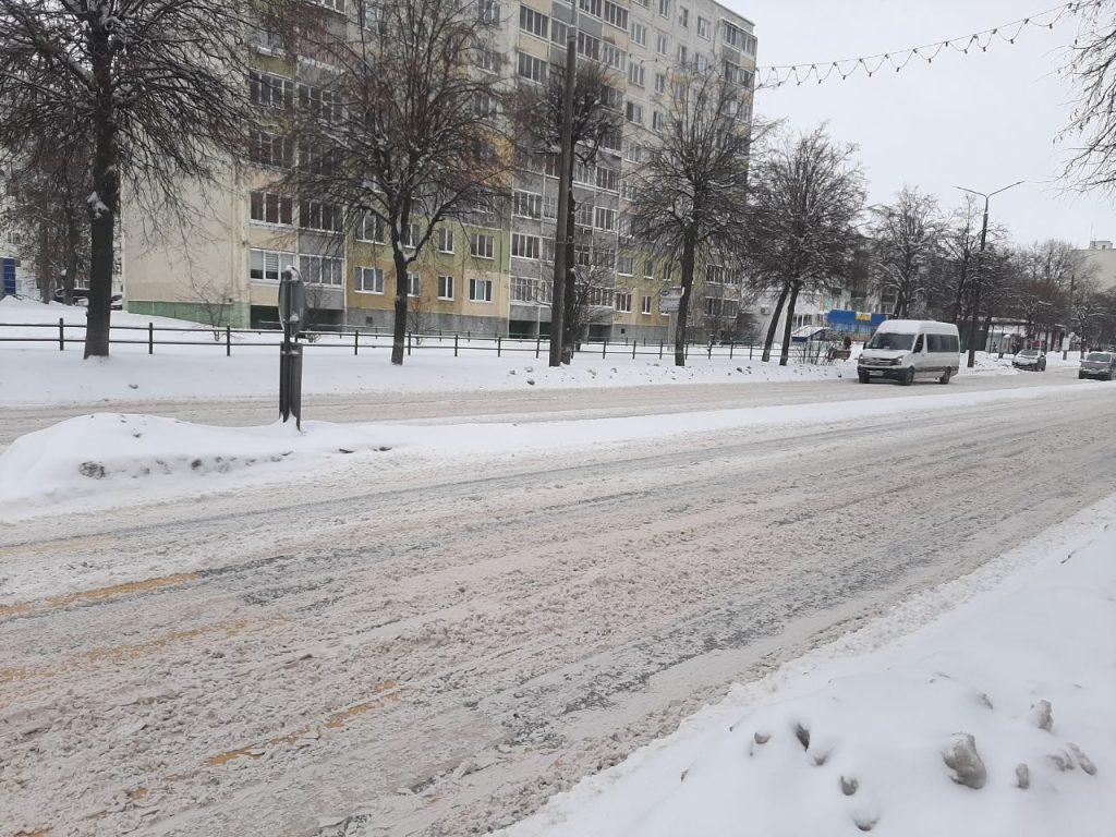 Солигорск снегопад