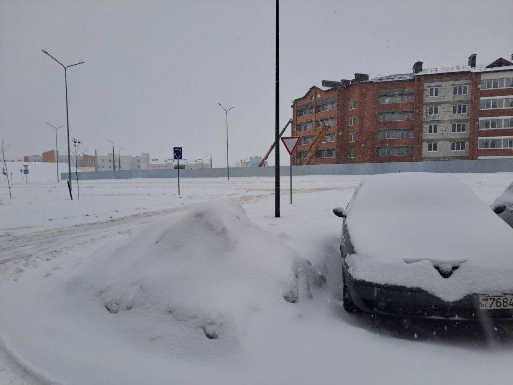 Смолевичи снегопад