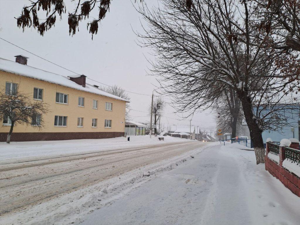 Смолевичи снегопад