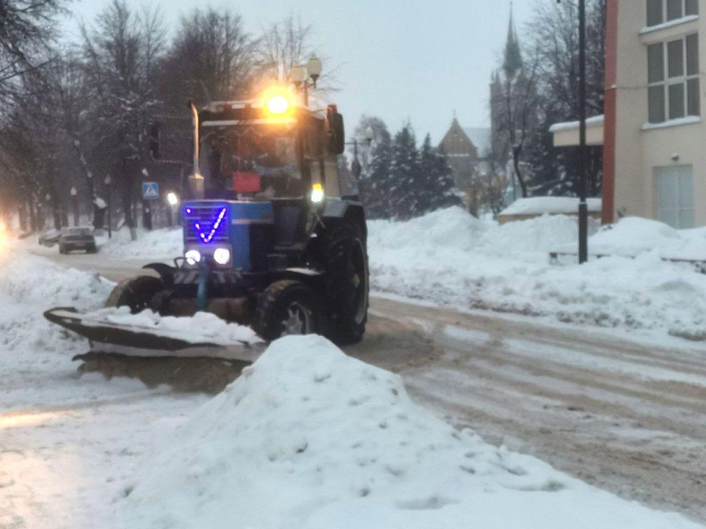 Вилейка снегопад