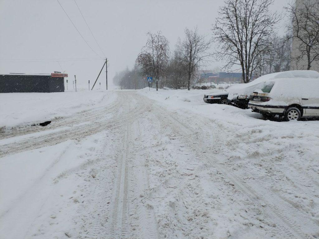 Логойск снегопад