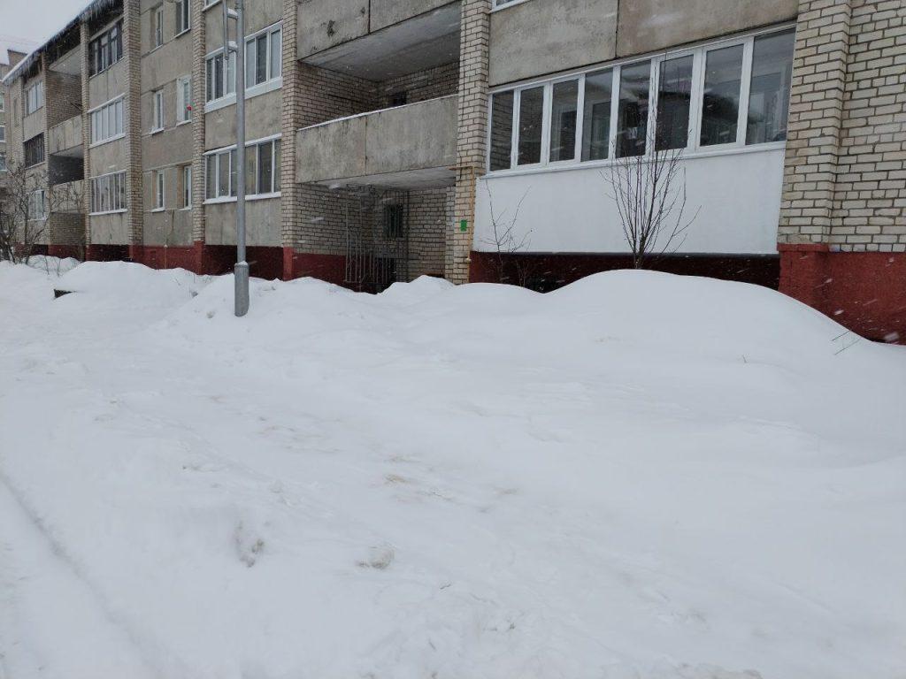 Логойск снегопад