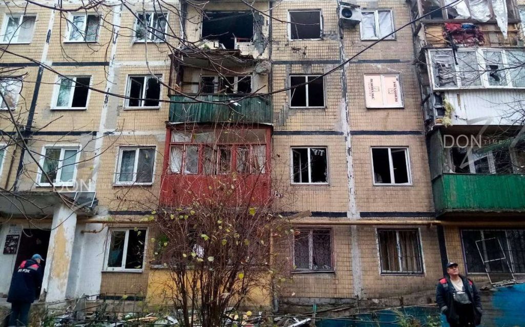 разрушенное здание