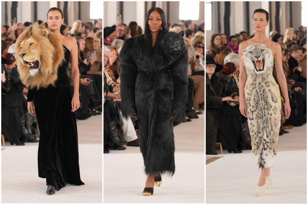 В соцсетях ополчились на бренд Schiaparelli после показа с головами животных