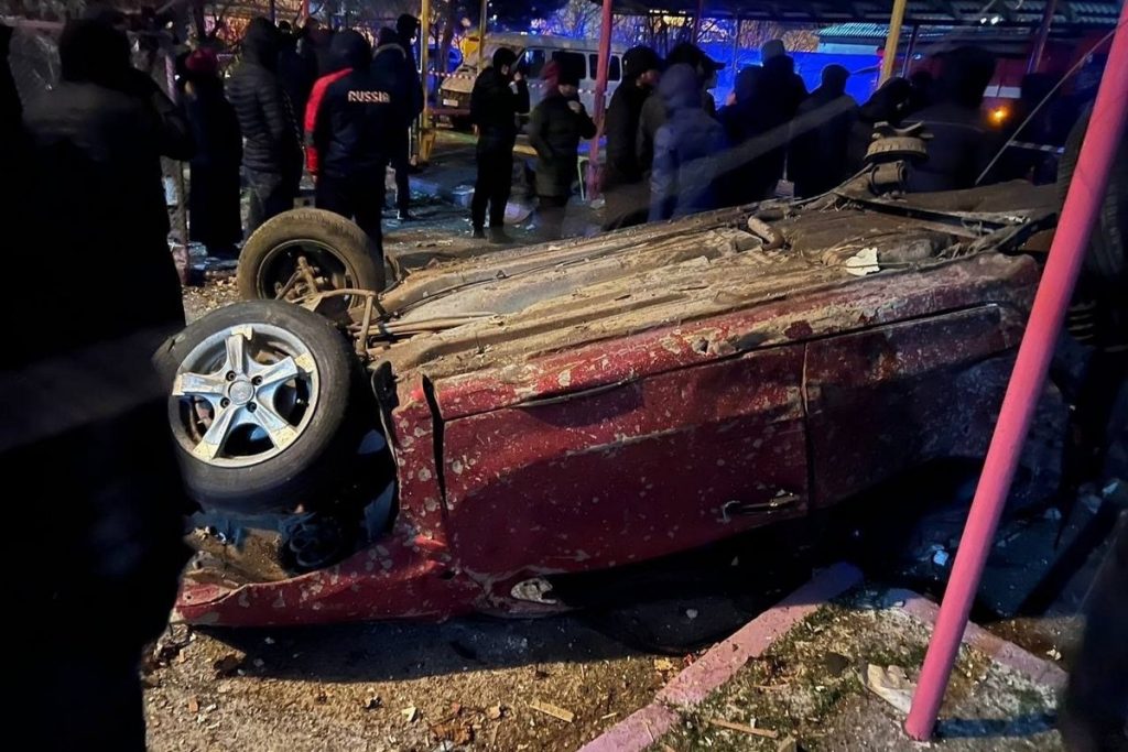 Взрыв газа в Хасавюрте