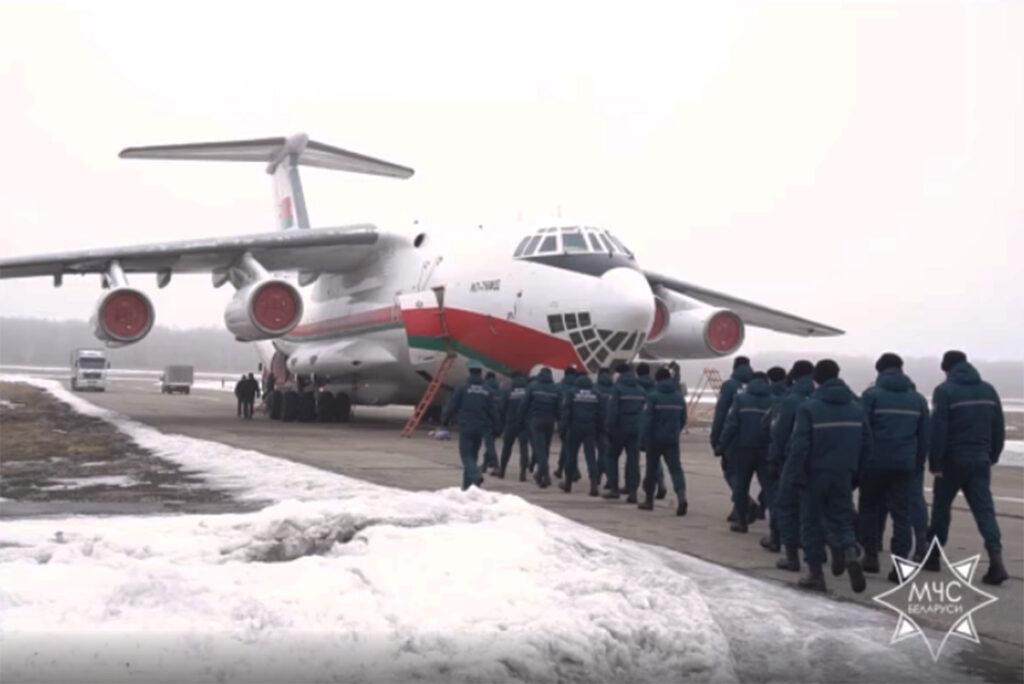Очередной гуманитарный рейс отправился в Турцию из Беларуси