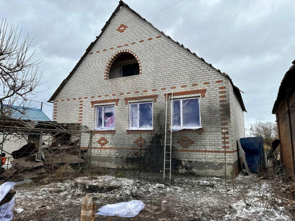 обстрел села Вознесеновка