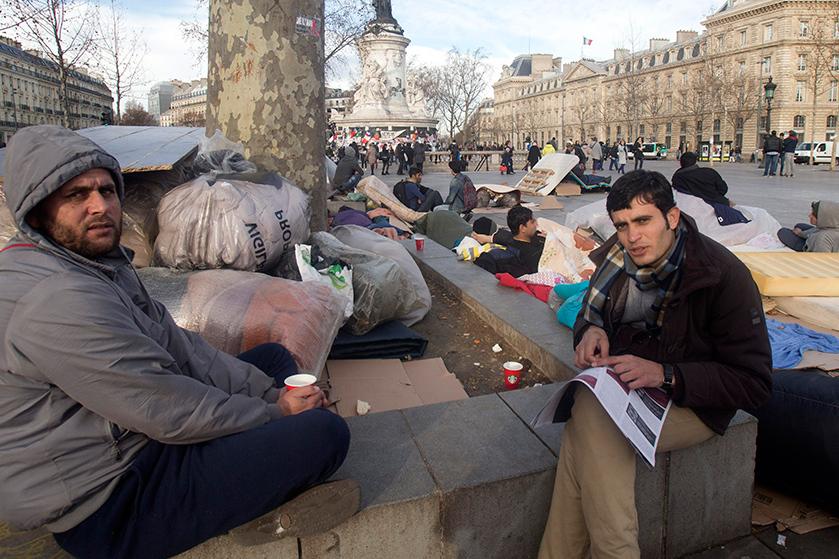 мигранты в Париже