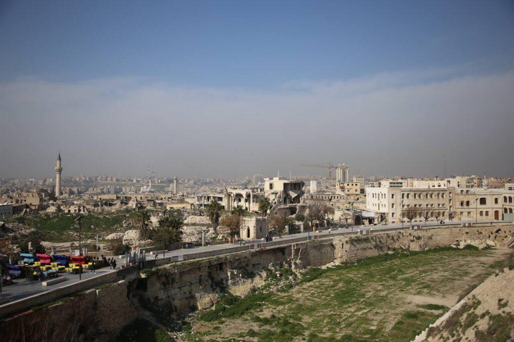 разрушения после землетрясения в Сирии