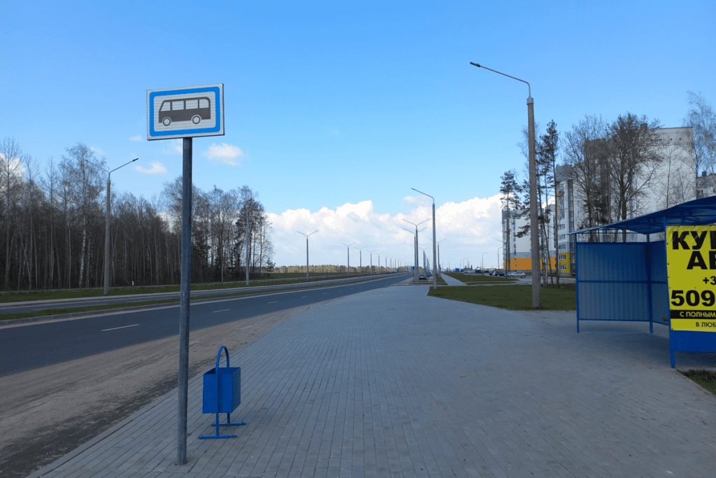 В середине апреле начнут курсировать городские автобусы на новой улице Солигорска