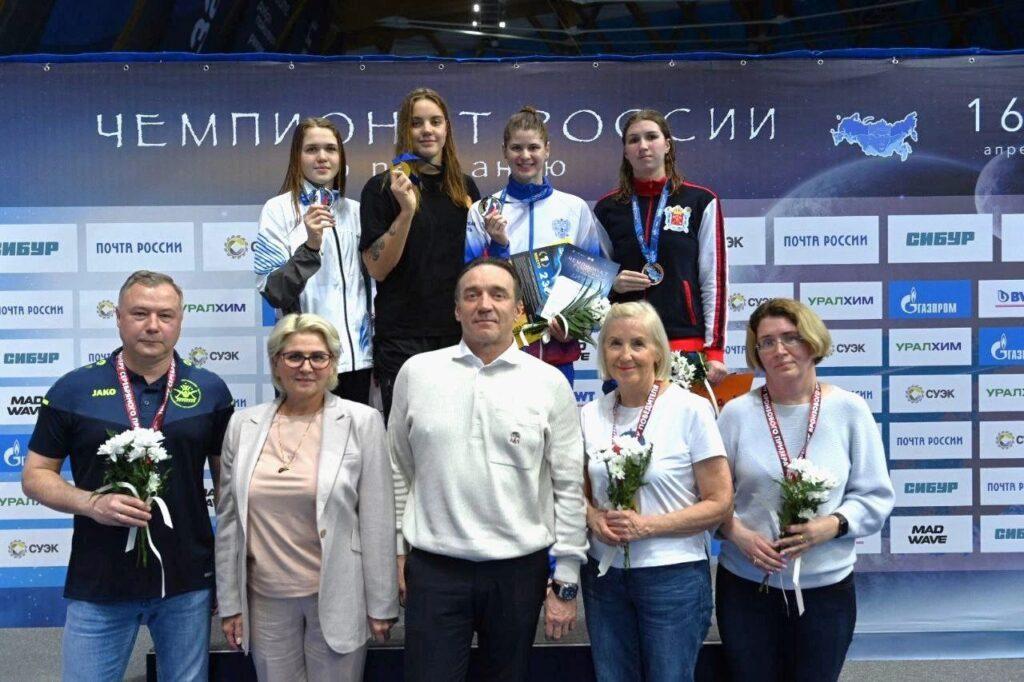 Шкурдай стала дважды чемпионкой России по плаванию
