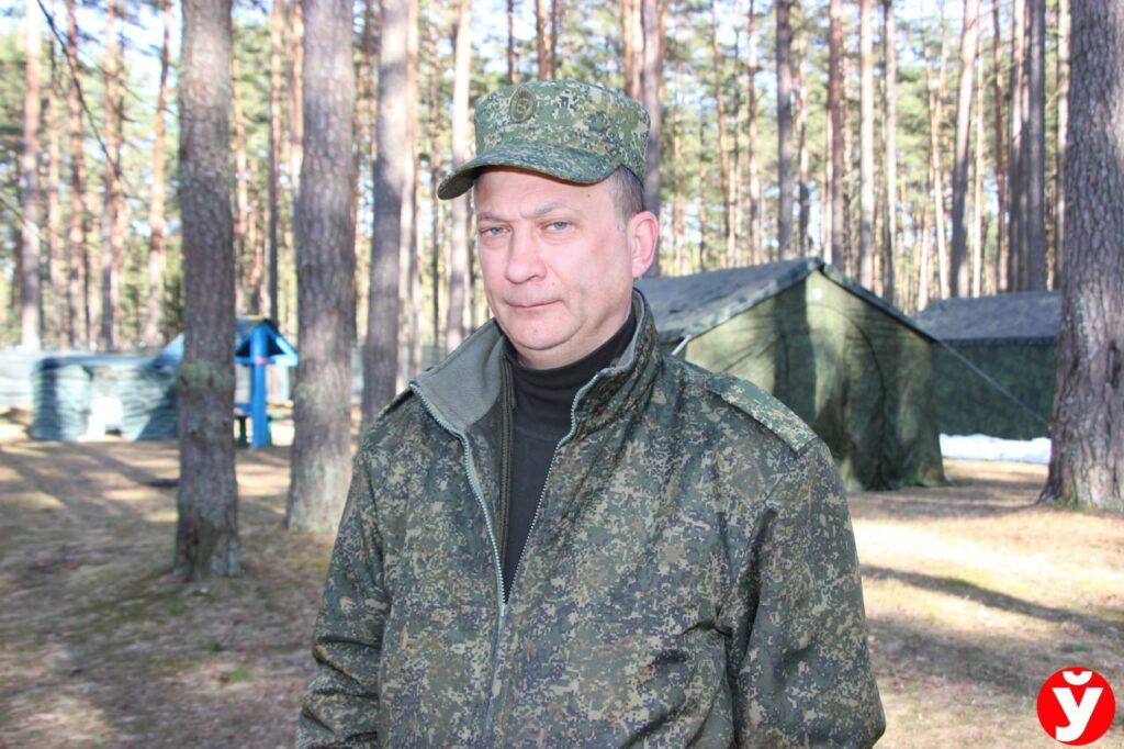 Начальник направления территориальной обороны военного комиссариата Минской области полковник Дмитрий Вольфович