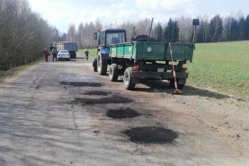 В ДТП в Молодечненском районе погиб дорожный рабочий