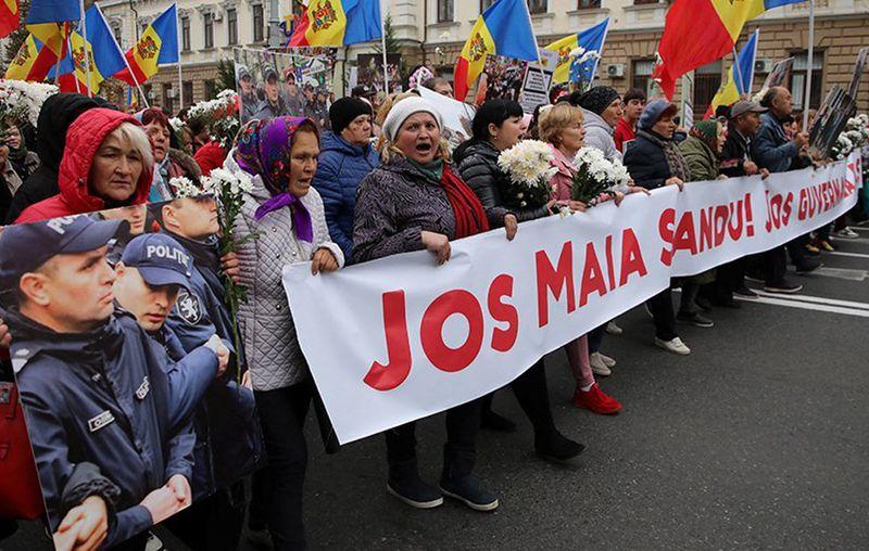 Протесты в Молдове