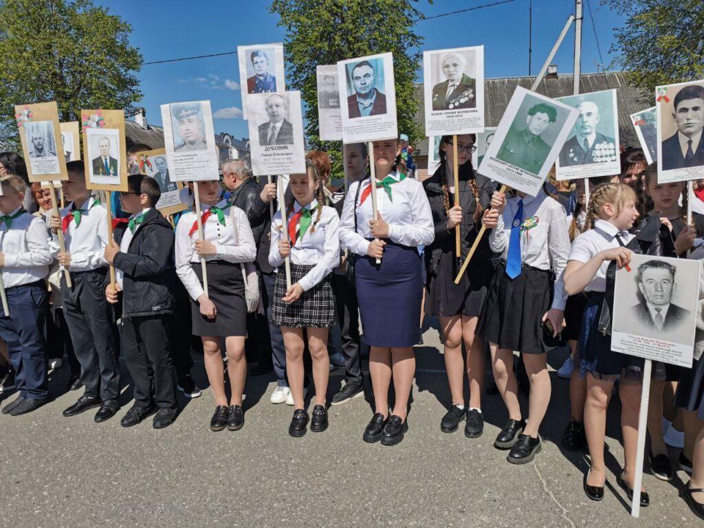 ФОТОФАКТ: как вилейчане празднуют 9 Мая
