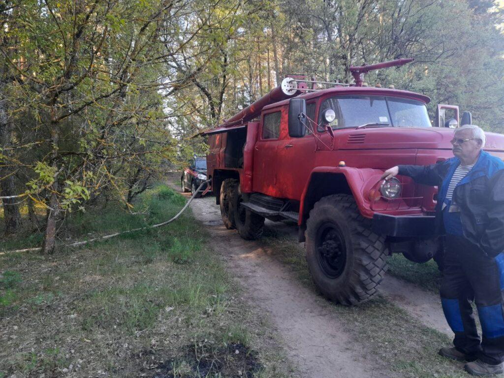 В Дзержинском районе в результате пожара выгорело 2000 кв м леса - Минская  правда