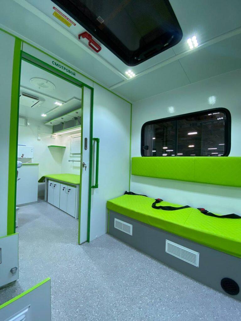Новый передвижной медкомплекс представили на выставке «Здравоохранение Беларуси»