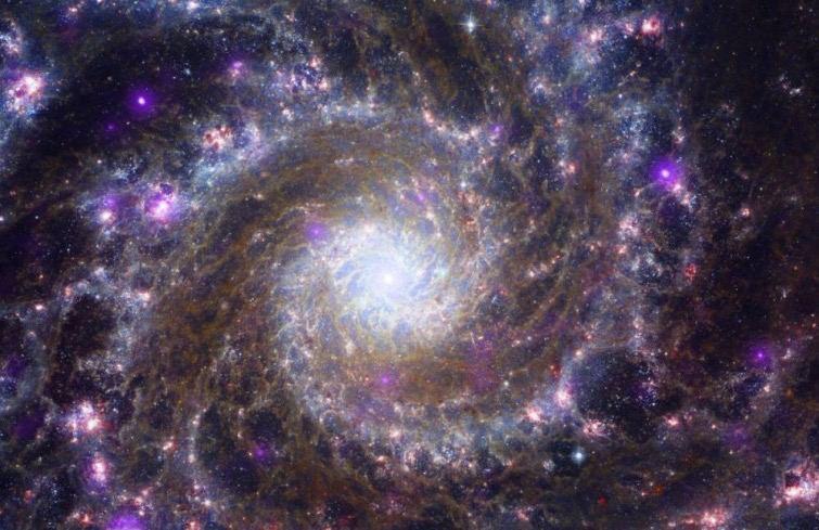 спиральная галактика Messier 74