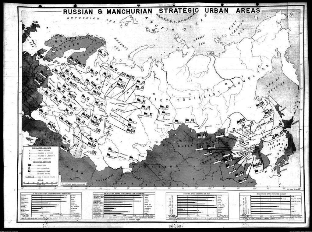 Советский промышленный потенциал на планах союзнического генералитета, готовящегося по крупномасштабной войне с СССР