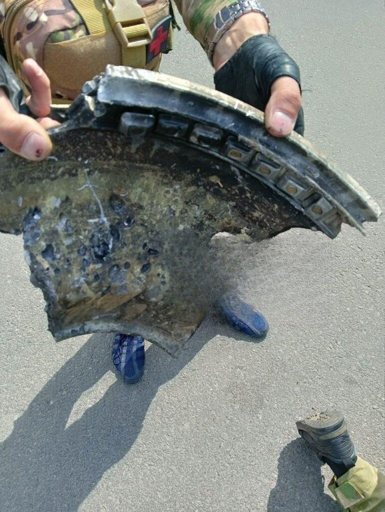осколки ракеты