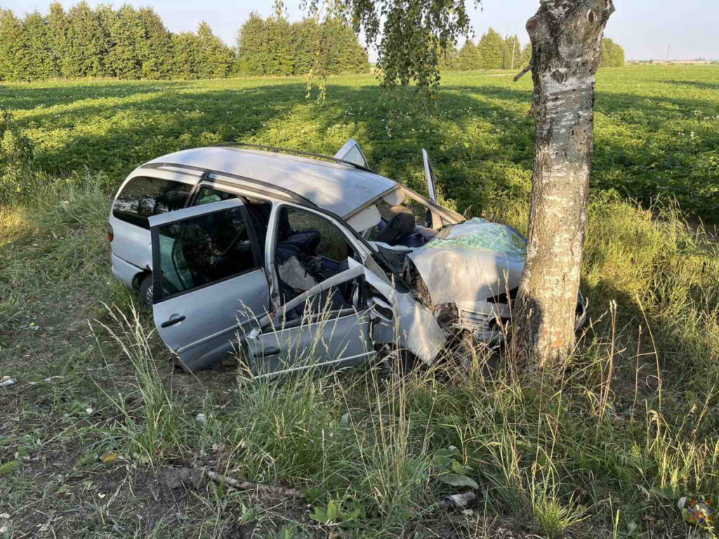 В Пуховичском районе женщине зажало ногу в машине после ДТП. Ей помогли  спасатели - Минская правда