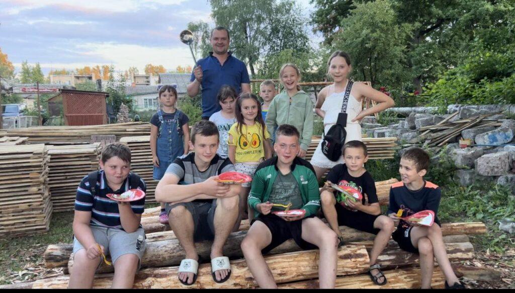 многодетная семья из Новосад