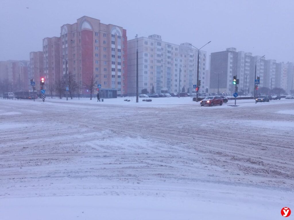 снегопад Солигорск