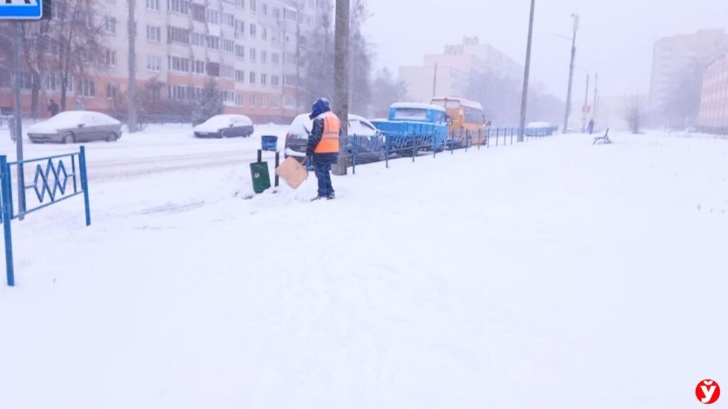 снегопад Солигорск