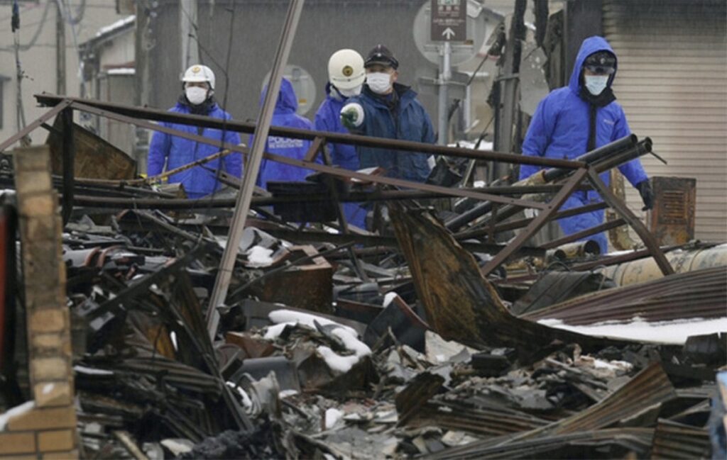Почти 15 тыс. человек остаются в убежищах в японской префектуре Исикава после землетрясения
