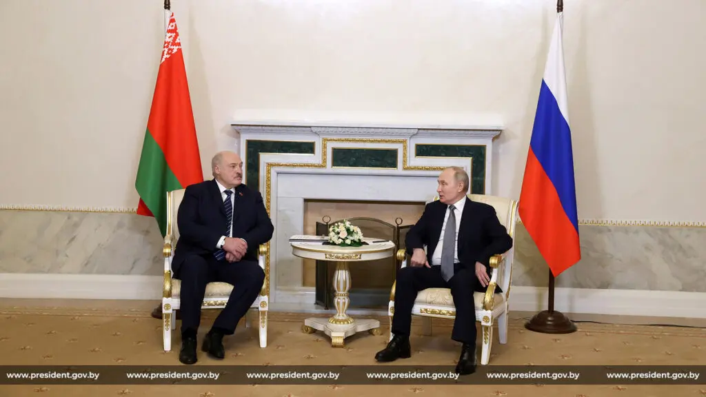 Лукашенко и Путин переговоры