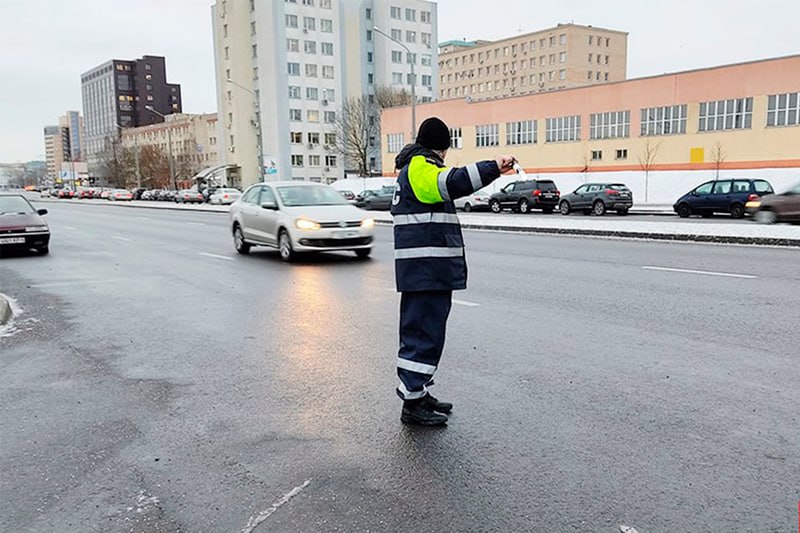 Сотрудник ГАИ Минск